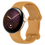 Silicone Quick-Release Watch Band with 8-Shape Anchor for Google Pixel Watch 3