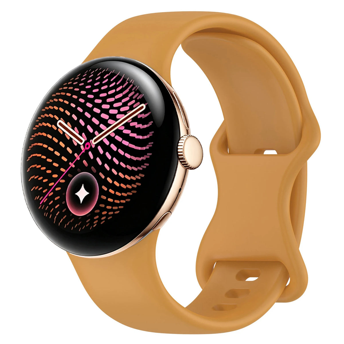 Silicone Quick-Release Watch Band with 8-Shape Anchor for Google Pixel Watch 5