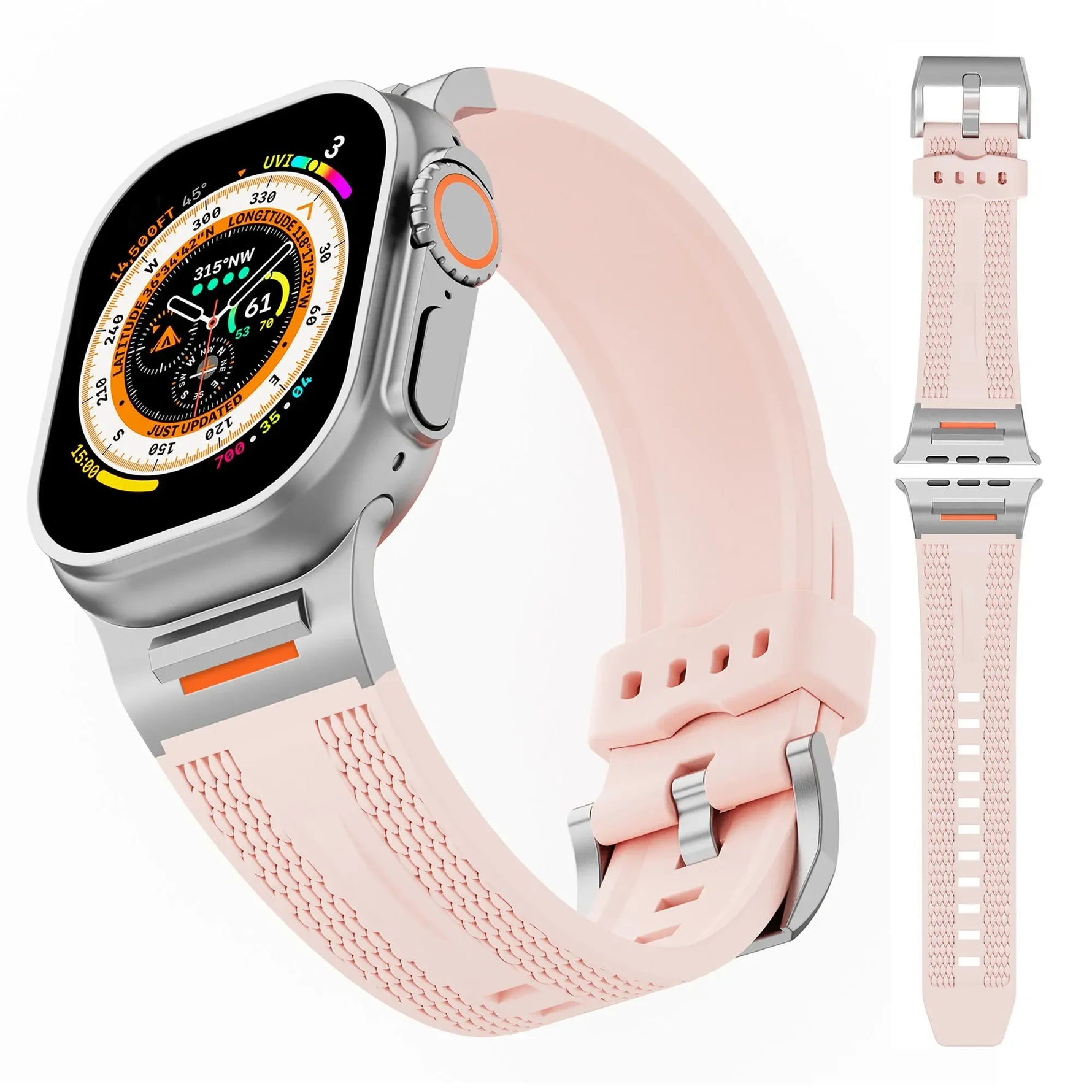 Flexible Silicone Elastic Sports Band for Apple Watch