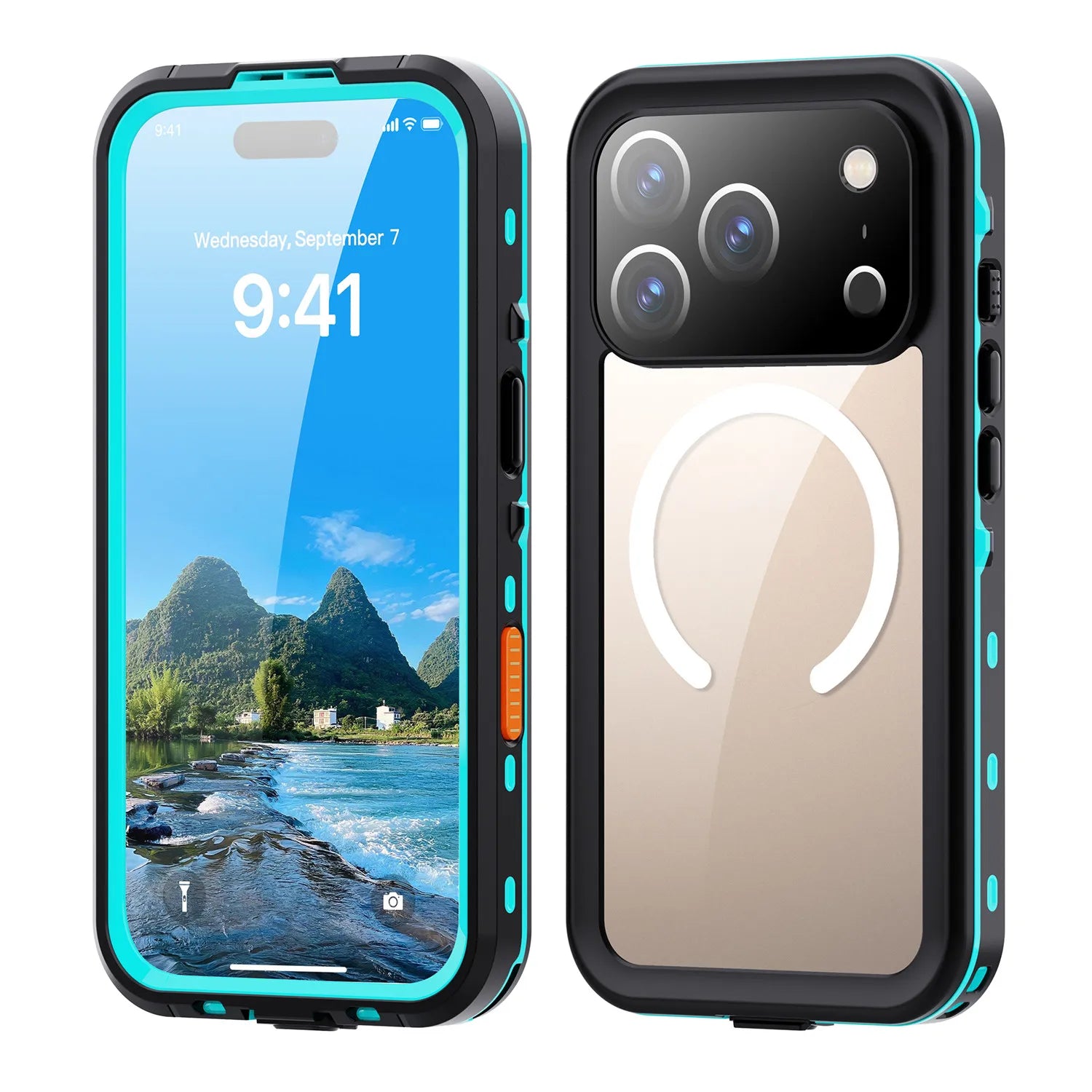 Full-Sealed Diving IP68 Waterproof MagSafe Case for iPhone 17 Series