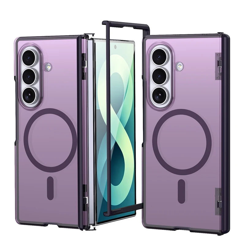 Shockproof Transparent Hinge Protection Case for Samsung Galaxy Z Fold 8 Ultra