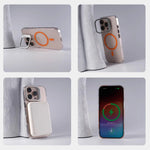 iPhone 16 Series Clear Hard PC MagSafe Case with Metal Lens Holder