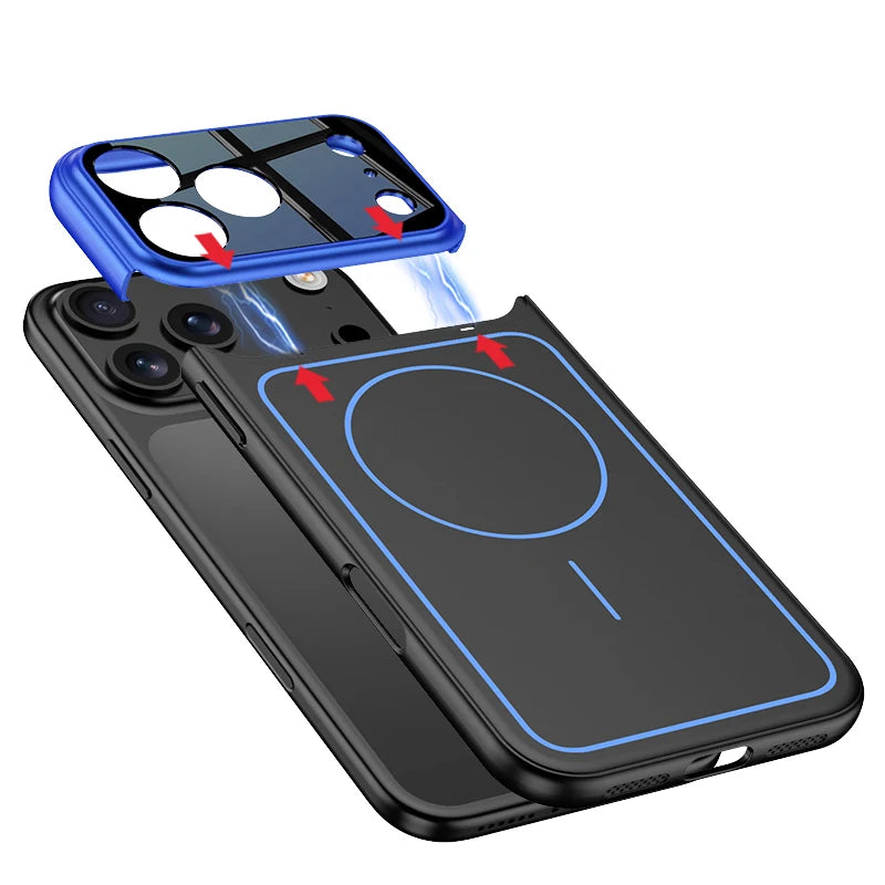 Ultra-Thin Shockproof Armor MagSafe Case for iPhone 17 Pro / Pro Max