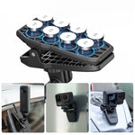 360° Rotating Magnetic Backpack Clip Mount for Action Cameras