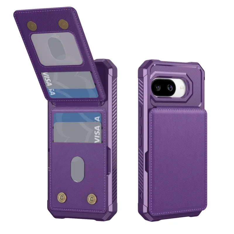 Premium Wallet Case with RFID Protection & Card Holder for Google Pixel 9a