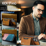 2-in-1 Detachable MagSafe Wallet Leather Case for iPhone 16 Series