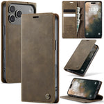 Leather Folio Wallet Case with Integrated Kickstand for iPhone 18 Series