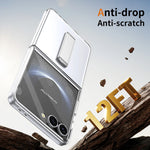 Protective Phone Case with Screen Protector & Glass Lens Film for Samsung Galaxy Z Flip 7