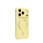 Shockproof Lychee PU Leather MagSafe Case for iPhone 17 Series