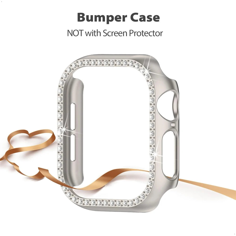 Elegant Diamond PC Protective Case for Apple Watch