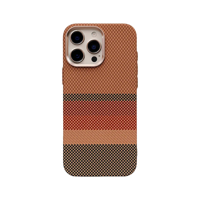 Carbon Fiber Pixel Relief MagSafe Case for iPhone 16 Pro / iPhone 16 Pro Max