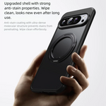 Premium Transparent Magnetic Case with 360° Rotating Stand for Google Pixel 9 Series