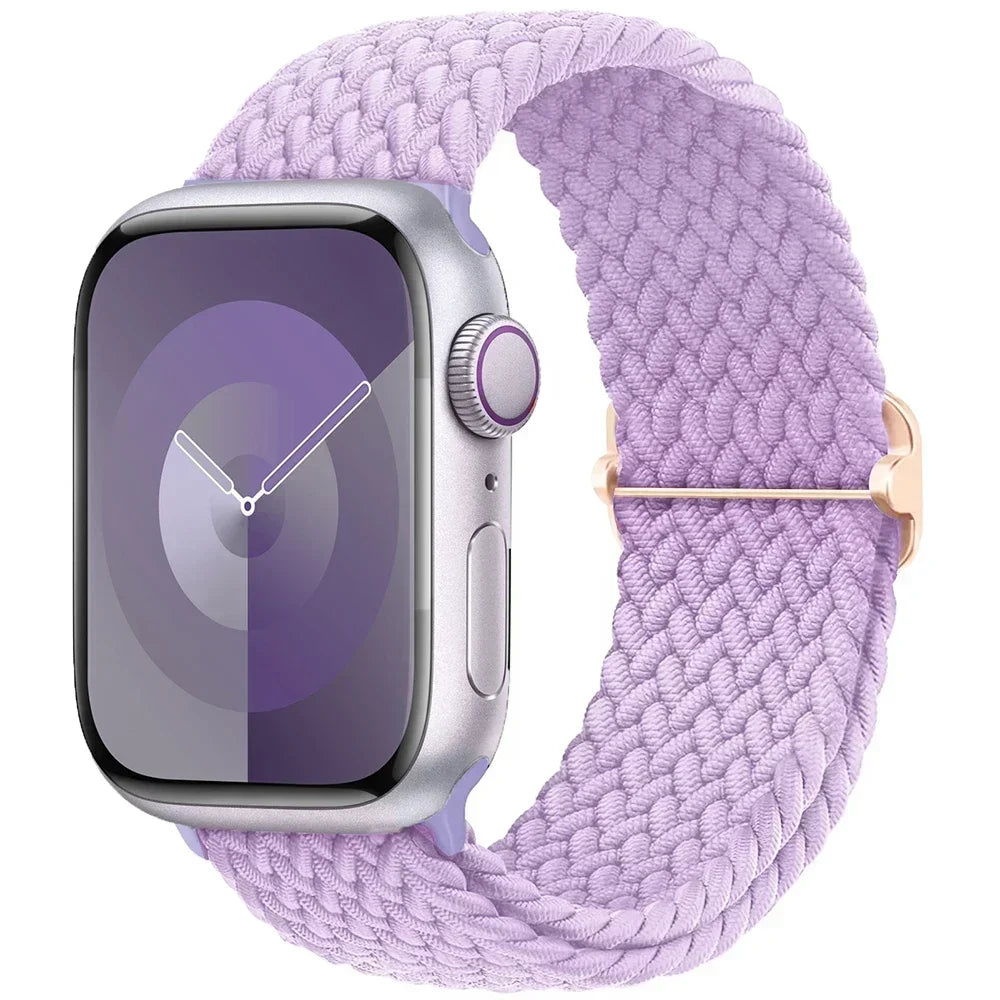 Stretchable Braided Loop Band for Apple Watch