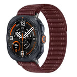Breathable Nylon Fabric Watch Band with Hook-and-Loop Fastener for Samsung Galaxy Watch Ultra 2