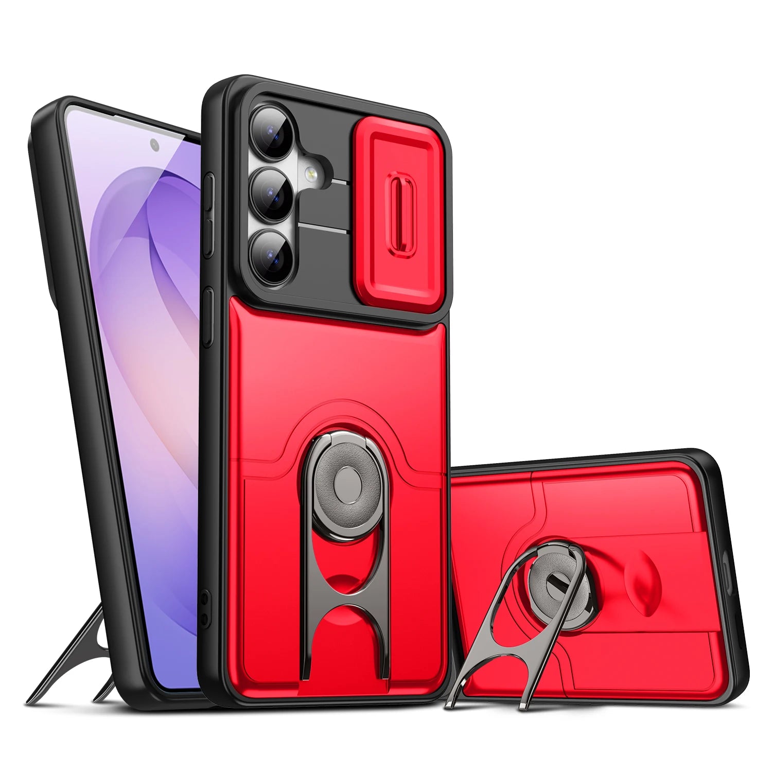 Protective Magnetic Case with Sliding Camera Cover for Galaxy A37
