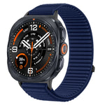 Breathable Ribbed Nylon Watch Strap for Samsung Galaxy Watch Ultra 2