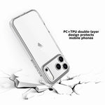 Transparent Camera Lens Protection Case with Raised Bezel Ring for iPhone 18 Series