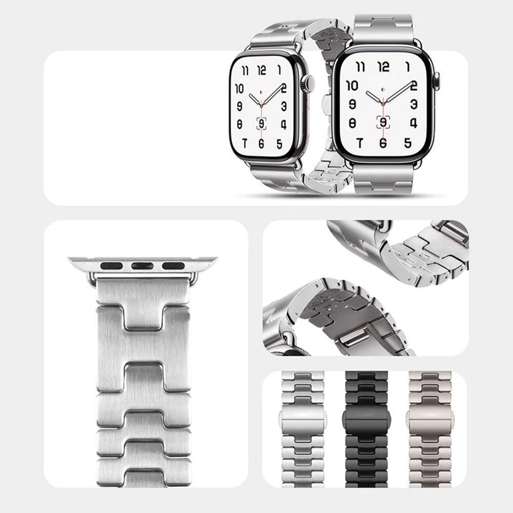 Luxury Stainless Steel Band for Apple Watch