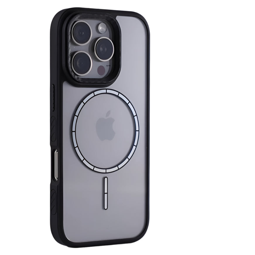 Anti-Slip Transparent Bumper MagSafe Case for iPhone 16 Series