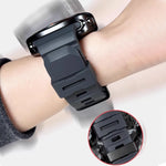 Tapered Silicone Sport Band with Quick-Release Pins for Samsung Galaxy Watch 9