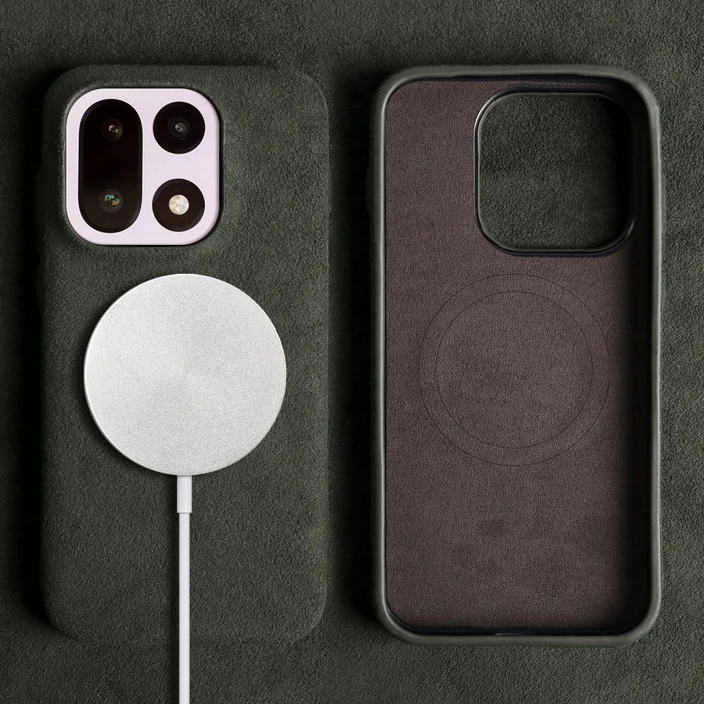 Premium Suede Magnetic Case for OnePlus 15