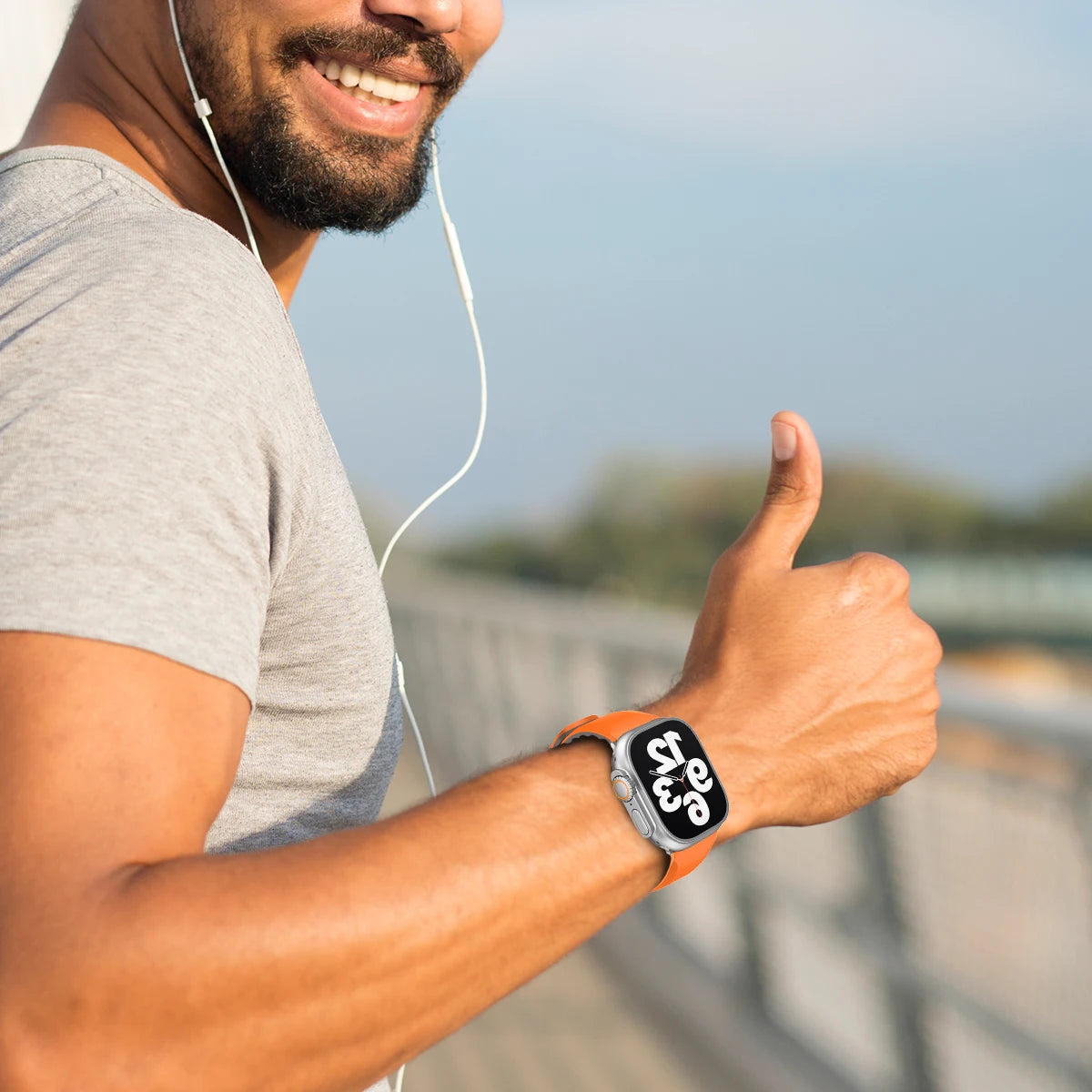 Silicone Sports Strap for Apple Watch – Durable Comfort for Active Lifestyles