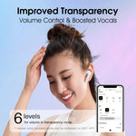 QCY HT05 40dB Active Noise Cancellation Earbuds