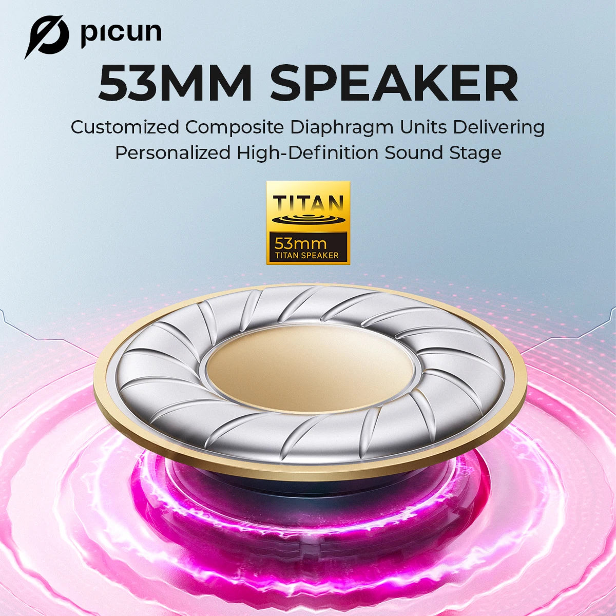 Picun G3 2.4GHz Wireless Gaming Headset – Superior Audio Performance