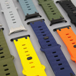 Perforated Silicone Watch Band for Samsung Galaxy Watch Ultra 2