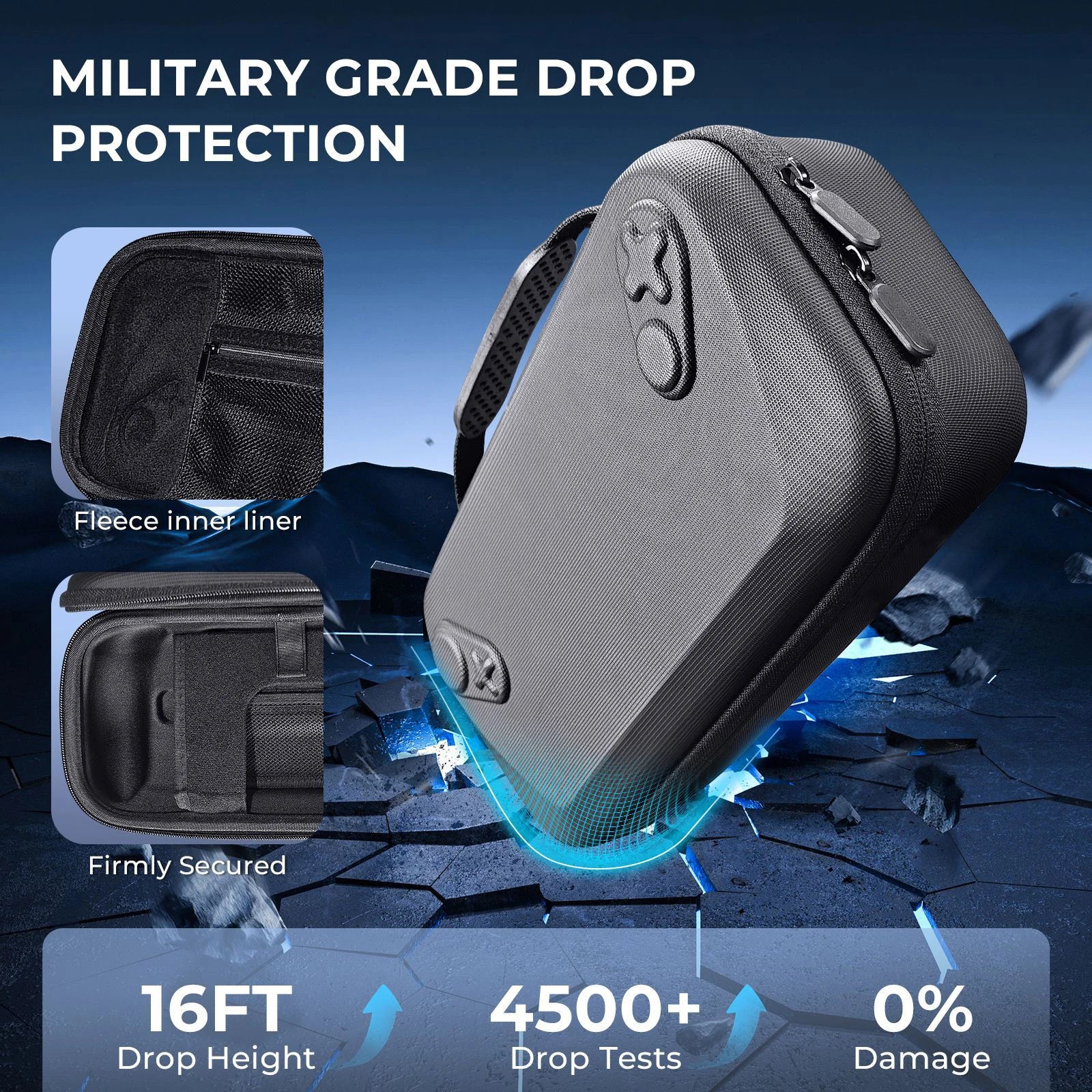 Shockproof Travel Case for Asus ROG Xbox Ally / Ally X