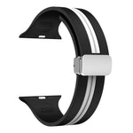 Textured Dual-Layer Band with Pin-and-Hole Adjustment for Apple Watch