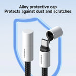 Hagibis 240W USB-C PD 3.1 Cable with Protective Cap