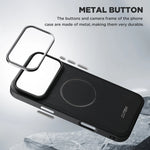 Triangle Pattern PU Leather MagSafe Case with Detachable Card Slots for iPhone 17 Series