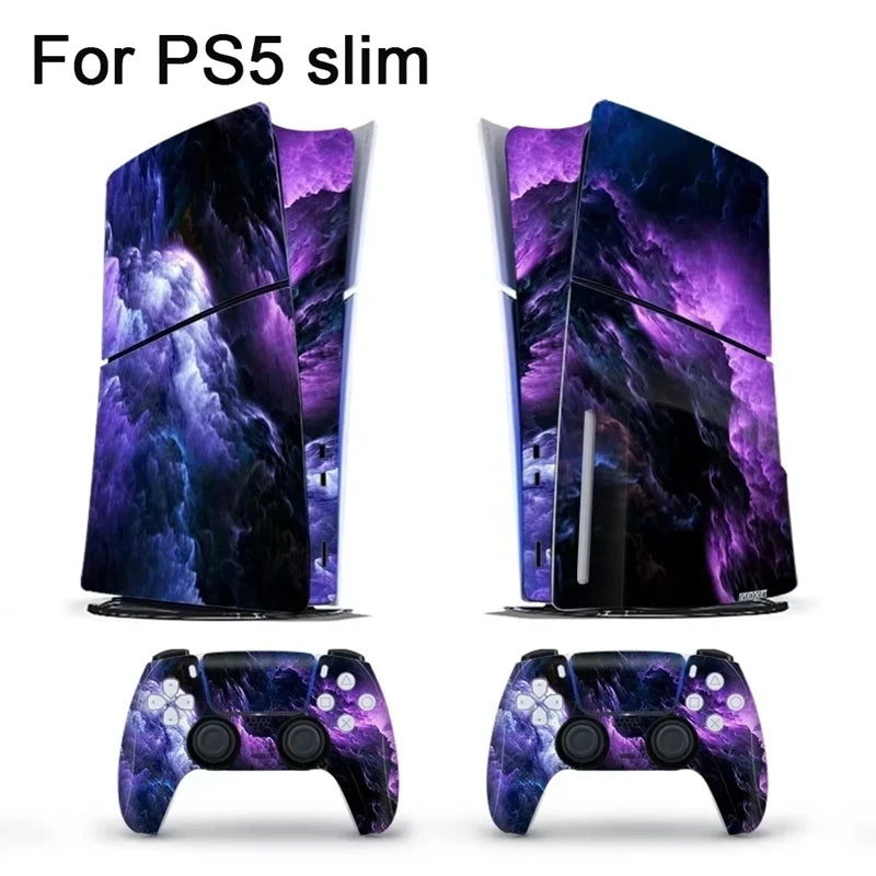 PlayStation 5 Slim Vinyl Skin With Controller Wraps