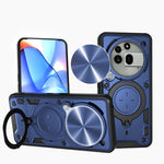 Anti-Drop Magnetic Case with 360° Rotating Ring Stand for Nothing Phone 3a / 3a Pro