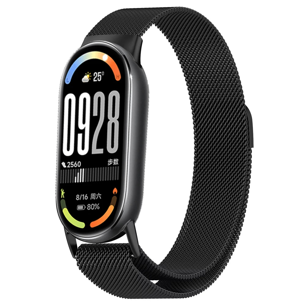 Stainless Steel Magnetic Strap for Xiaomi Smart Band 10