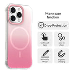 Borderless Gradient Frosted MagSafe Case for iPhone 15 Series