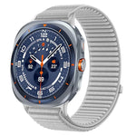 Breathable Nylon Watch Strap with Hook-and-Loop Fastener for Samsung Galaxy Watch Ultra 2