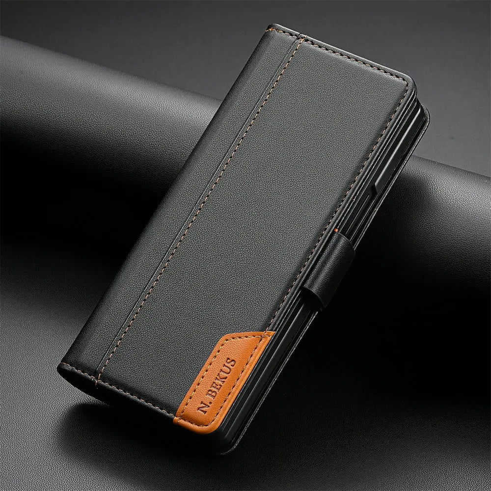 Protective Flip Wallet Case with Card Slot for Samsung Galaxy Z Fold 7