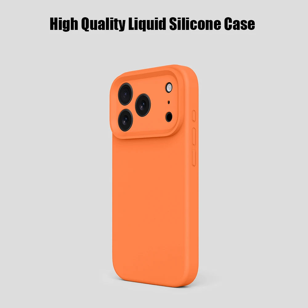 Liquid Silicone Protective Case for iPhone 17 Series