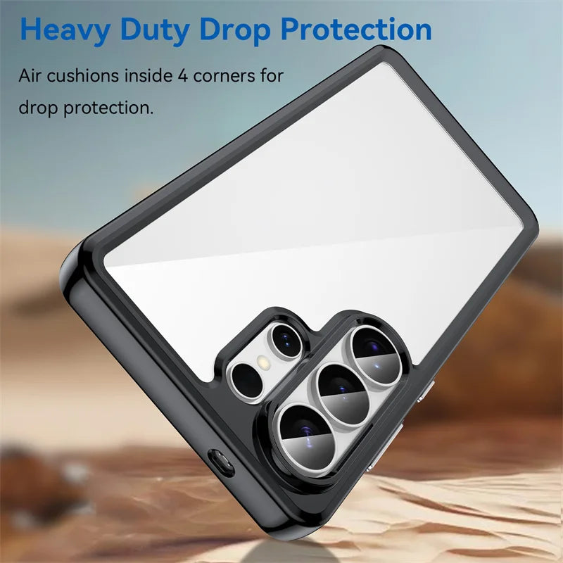 Clear TPU Transparent Back Bumper Case for Samsung Galaxy S26 Series