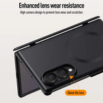 Skin-Feel Magnetic Case with Integrated Screen Protector for Samsung Galaxy Z Fold 8