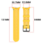 Perforated Silicone Watch Band for Samsung Galaxy Watch 9