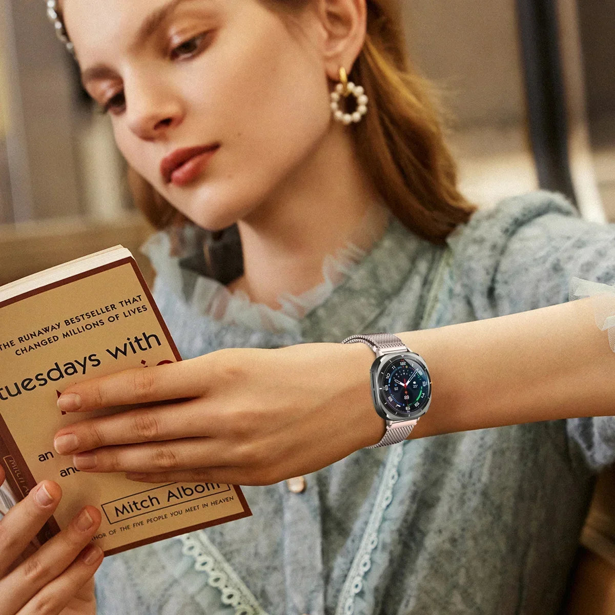 Milanese Loop Magnetic Wrist Band for Samsung Galaxy Watch Ultra and Samsung Galaxy Watch Ultra (2025)