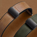 Hybrid Leather Silicone Bracelet for Samsung Galaxy Watch 8 / Galaxy Watch 8 Classic