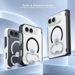 Shockproof MagSafe Case with Rotating Ring Stand for iPhone Duo