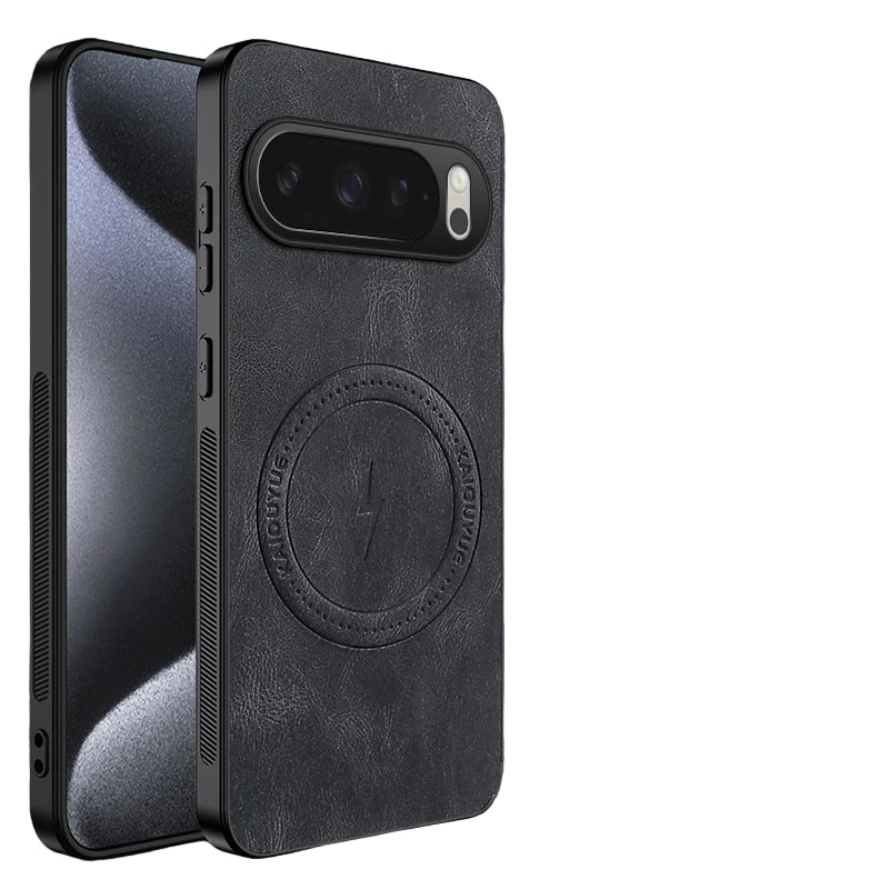 Luxury Shockproof Leather Magnetic Case for Google Pixel 10 Series