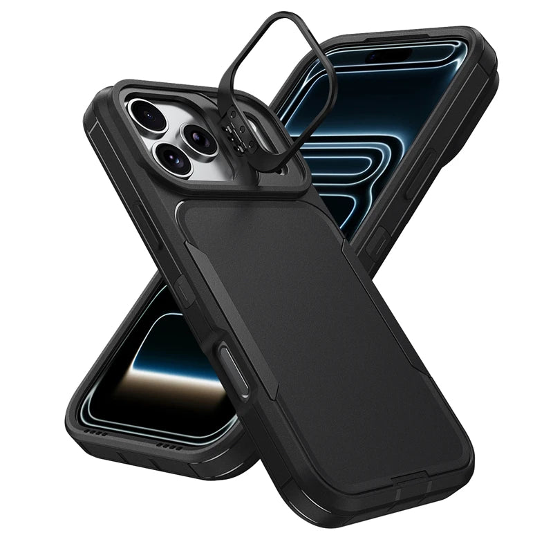 Heavy Duty Shockproof Case with Camera Bracket for iPhone 17 Series