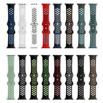 Breathable Sport Silicone Replacement Band for Apple Watch