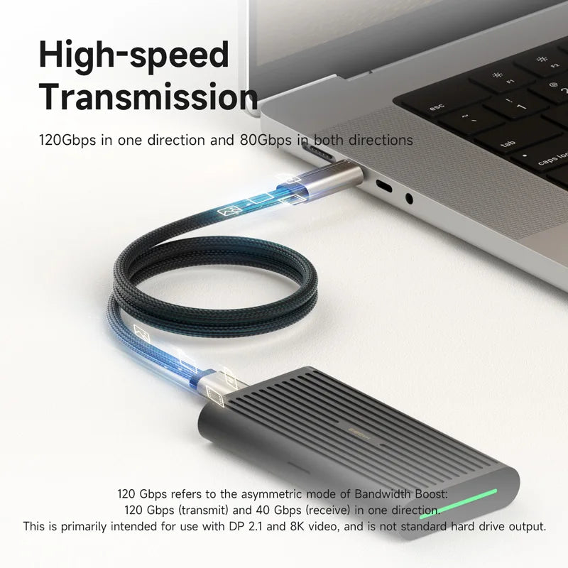 Hagibis Super Soft Thunderbolt 5 Cable